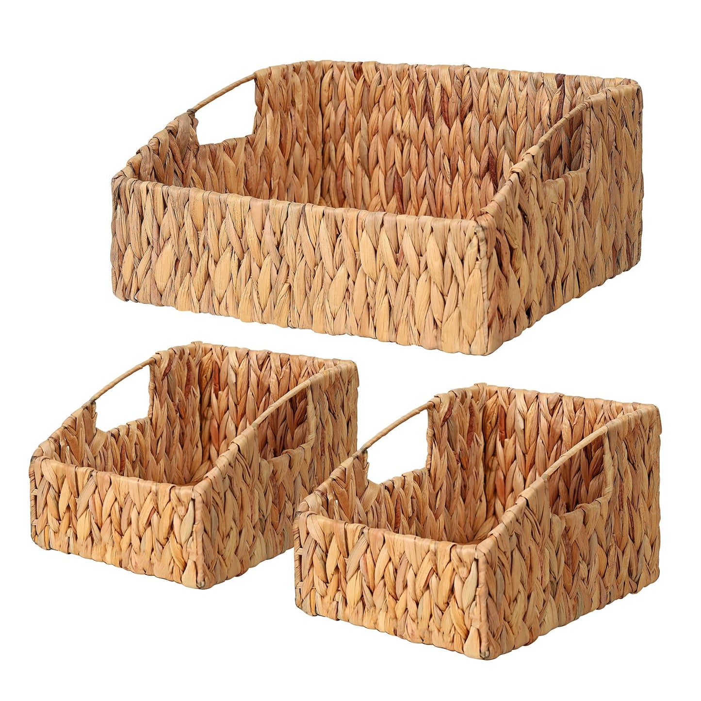 Pantry Baskets for Organizing, Wicker Basket Shelf Storage
