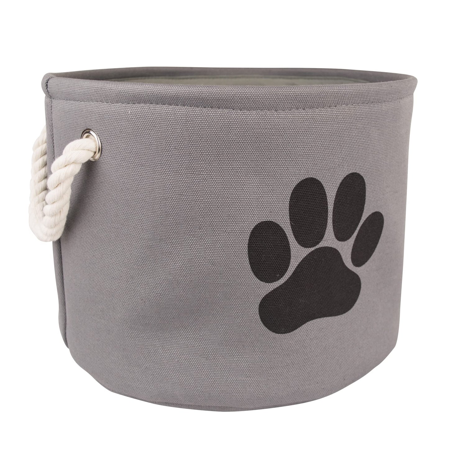 Bone Dry Pet Storage Collection Collapsible Bin, Small Rectangle, Gray