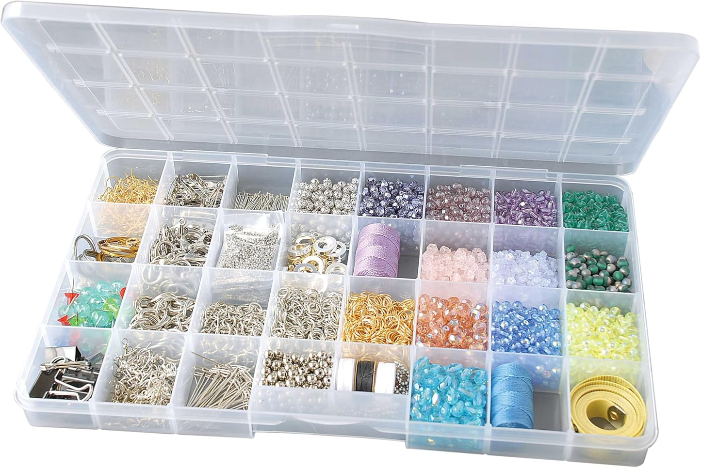 The Beadery - Large Bead Keeper Storage Box, 32 Compartment - 2176