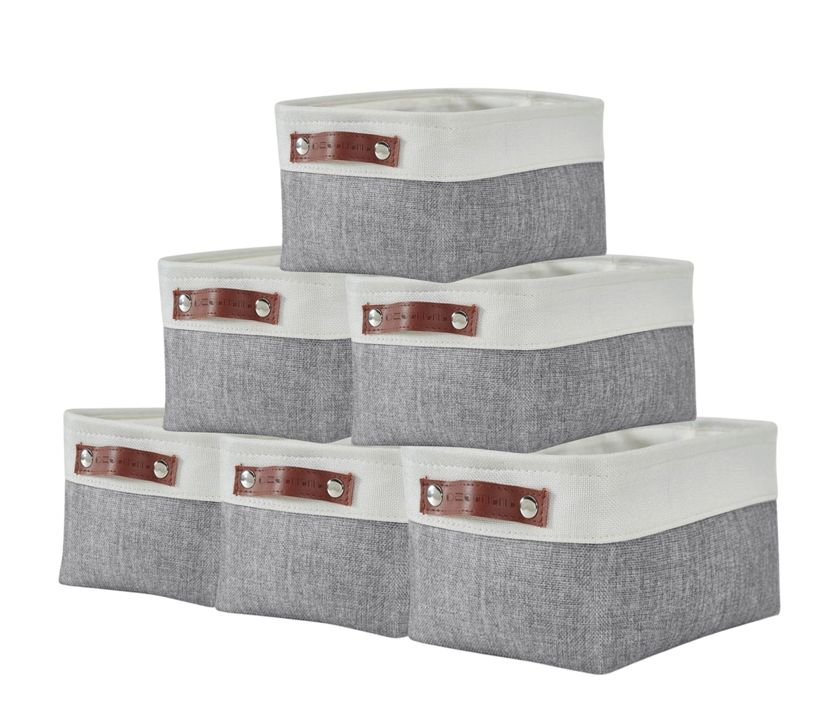 DECOMOMO Storage Bins, Large Fabric Storage Baskets for Shelves 3 Pack