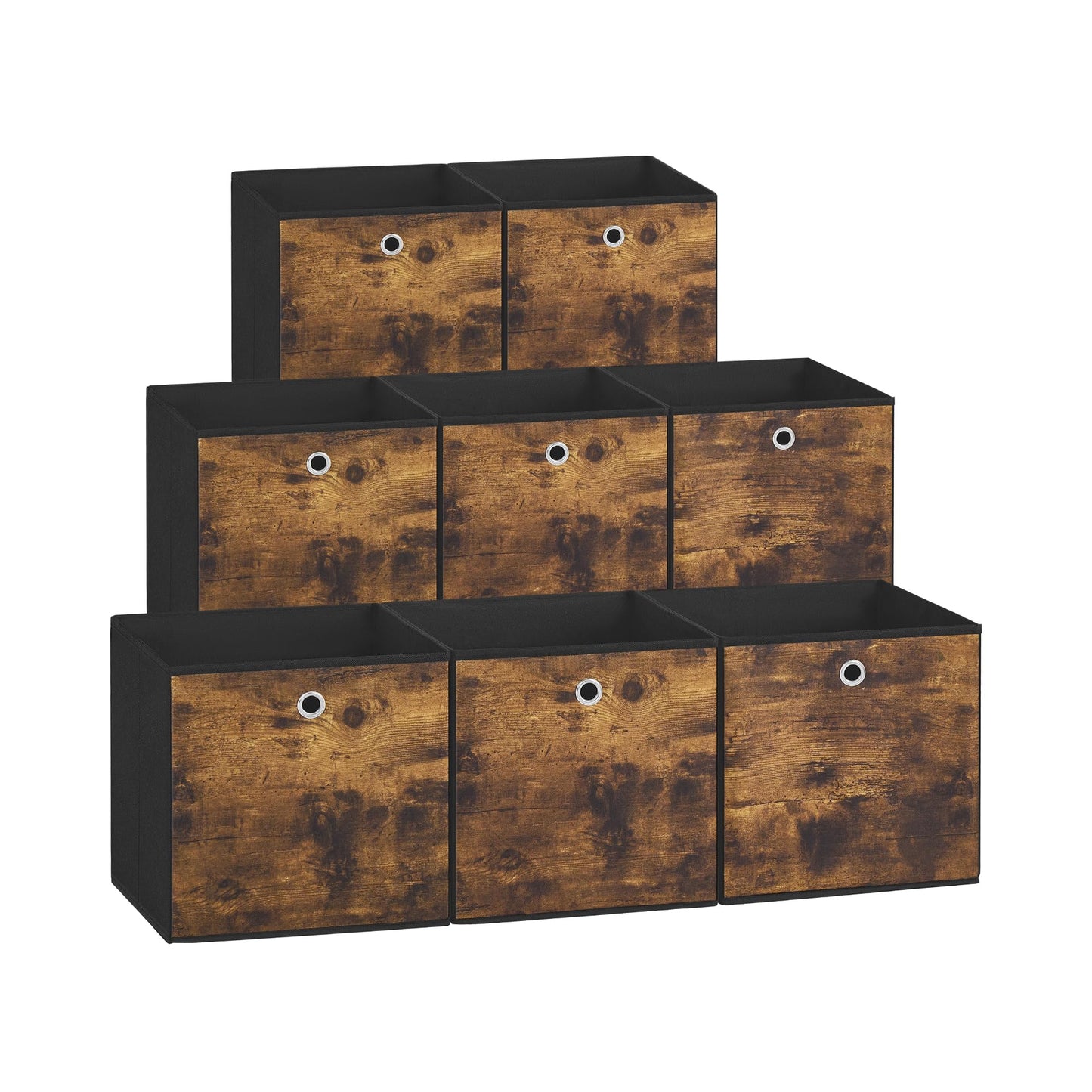 SONGMICS Storage Cubes, Set of 6, 11-Inch Foldable Closet Organizers