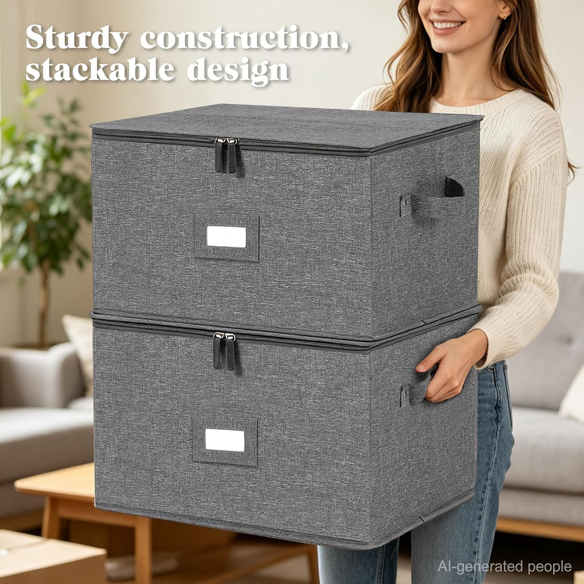 Stemware Storage Cases, Wine Glass Storage Box Containers for Crystal