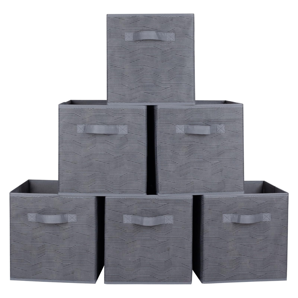 ShellKingdom Storage Bins, Foldable Fabric Storage Cubes And Cloth Storage