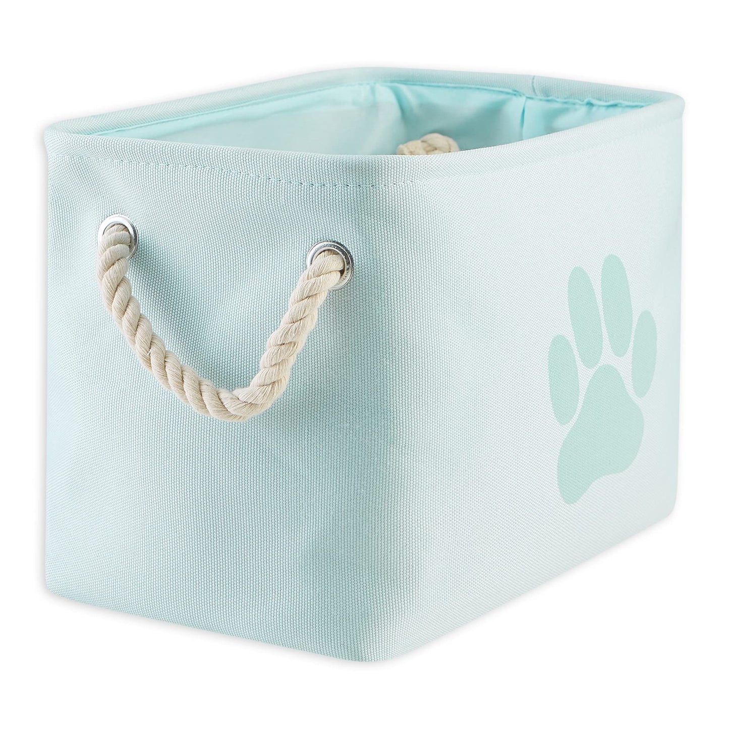 Bone Dry Pet Storage Collection Collapsible Bin, Small Rectangle, Gray