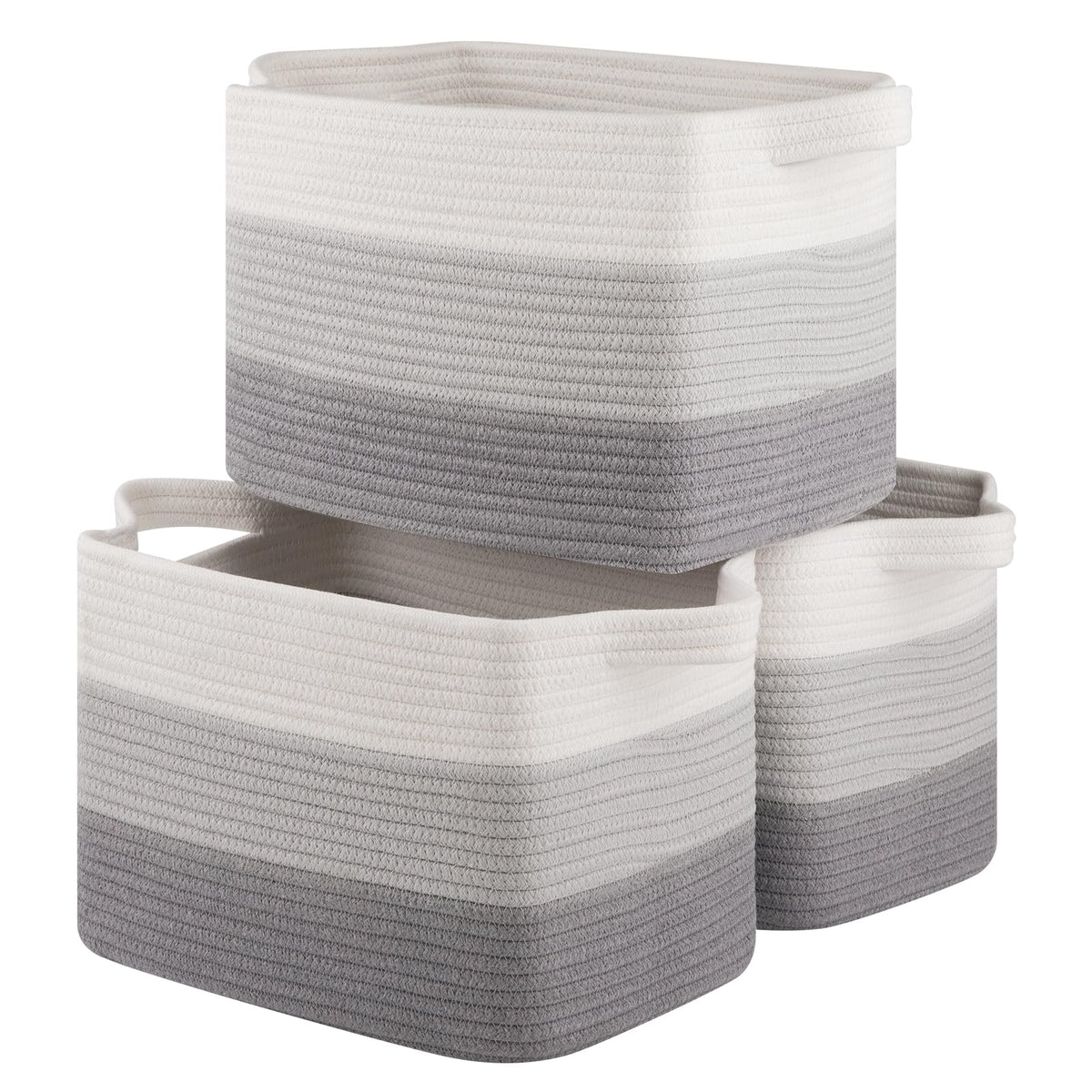 OIASKET Storage Basket for Organizing 3 Pack, Woven Baskets for Storage
