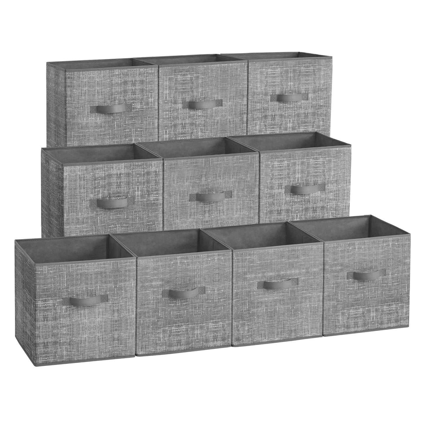 SONGMICS Storage Cubes, Set of 6, 11-Inch Foldable Closet Organizers
