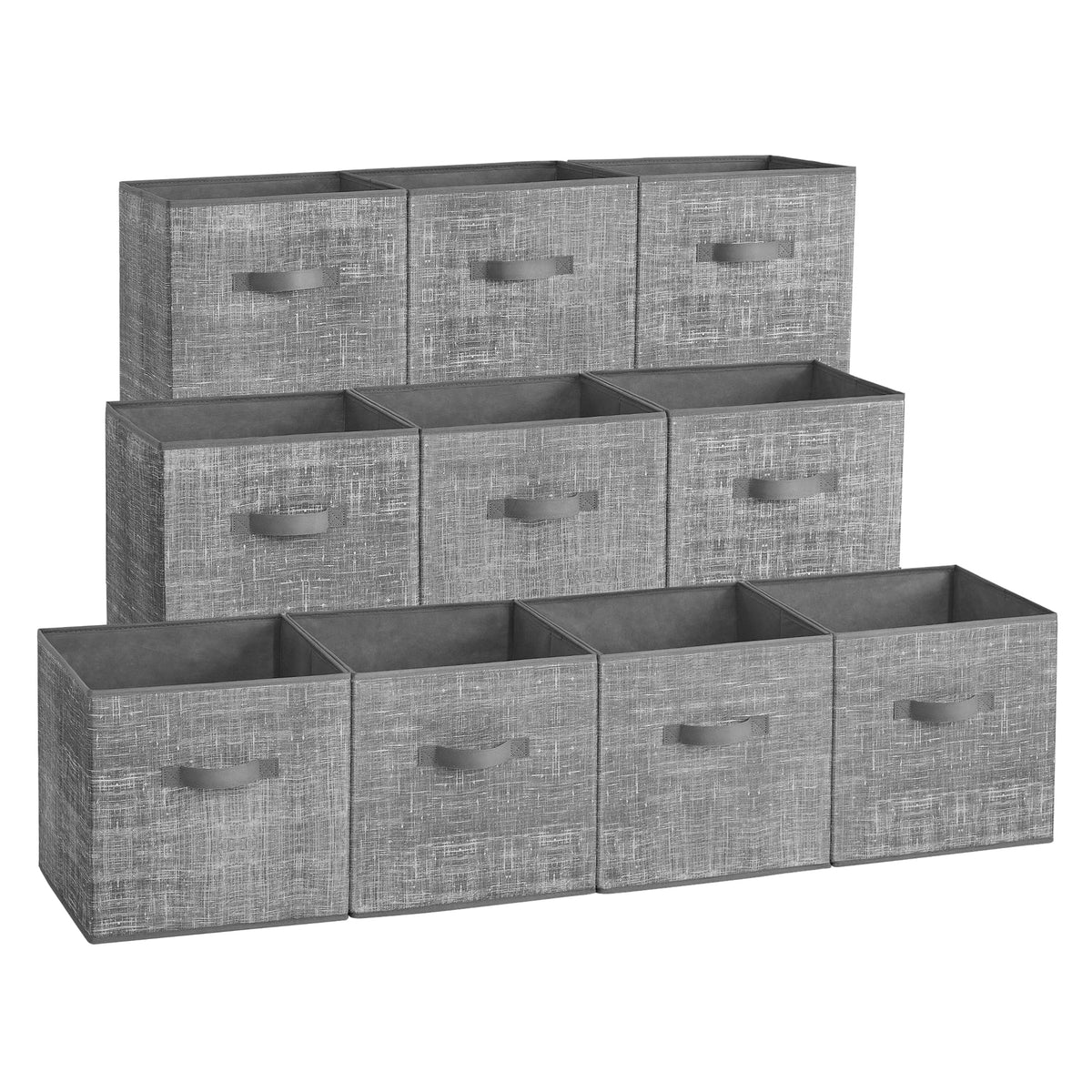 SONGMICS Storage Cubes, Set of 6, 11-Inch Foldable Closet Organizers