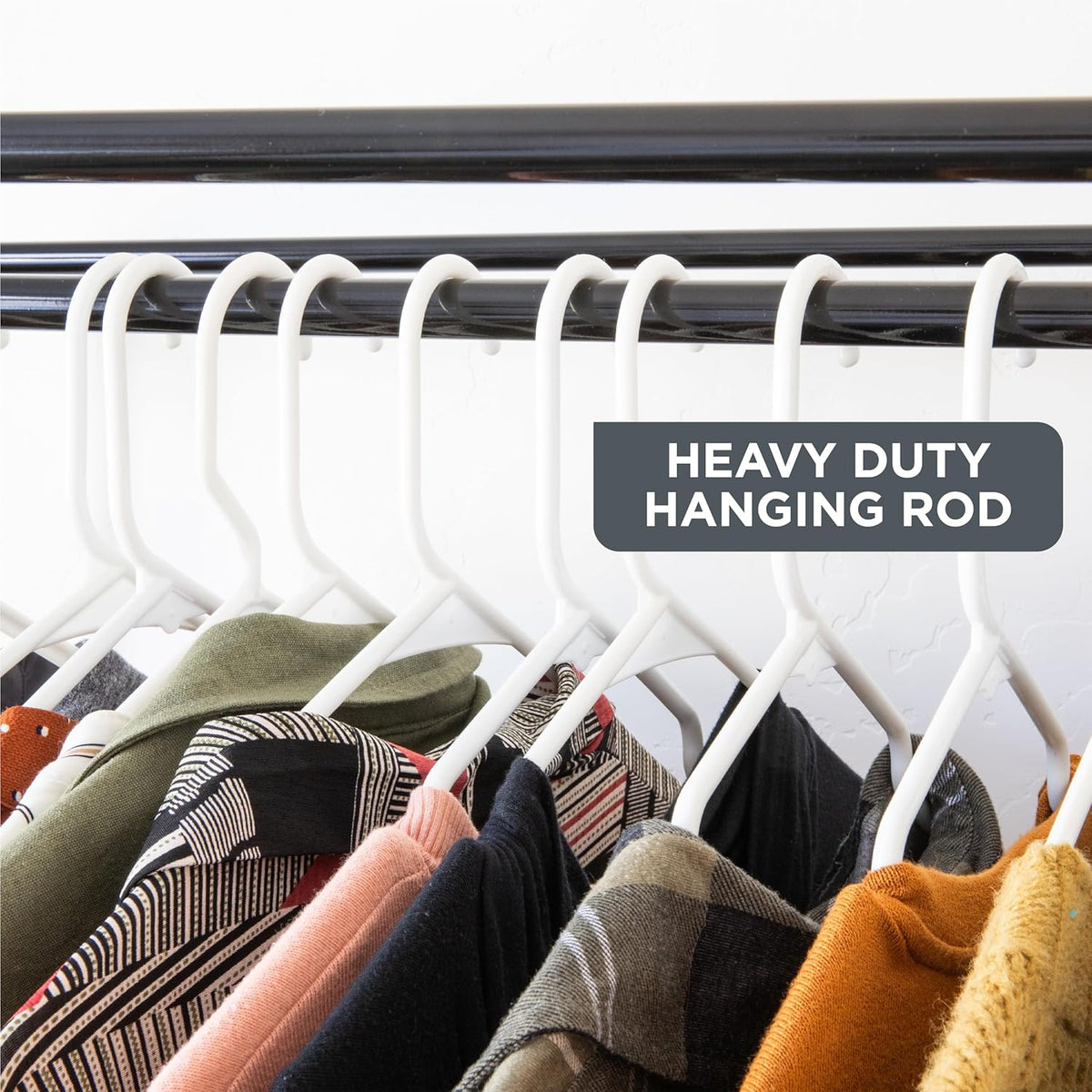 HOLDN’ STORAGE Portable Wardrobe Closet, 65 LBs Large Capacity